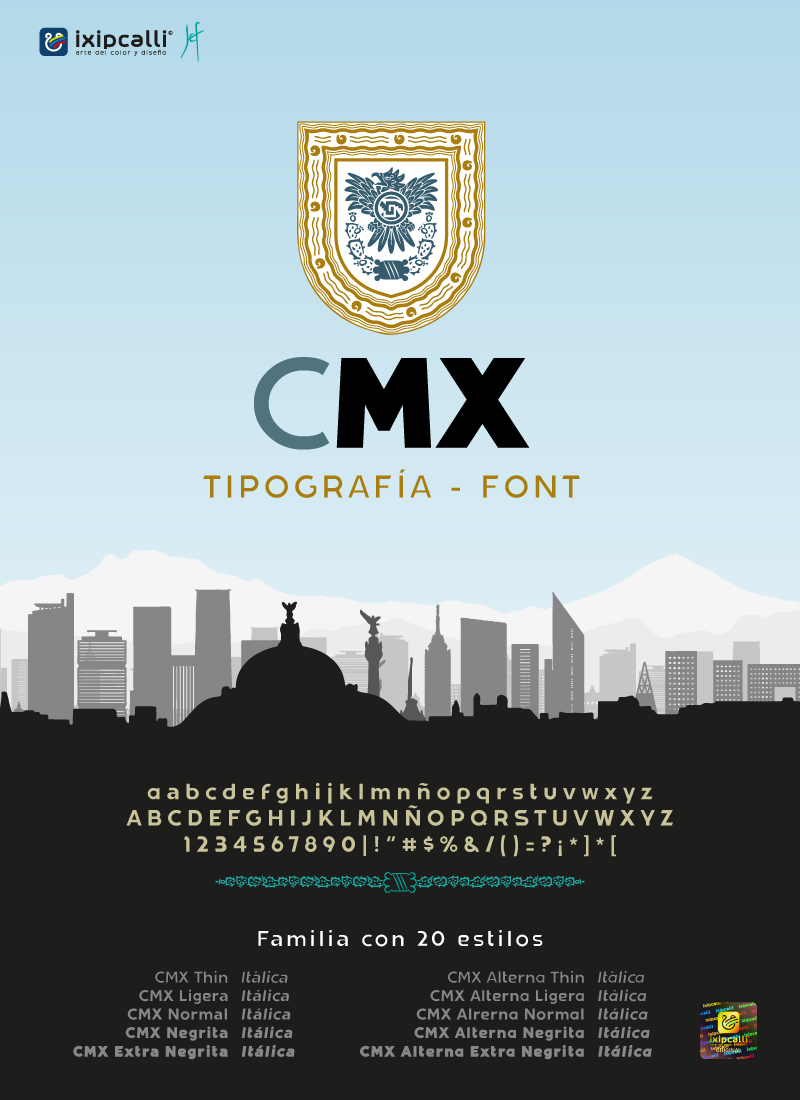 cmx font flyer